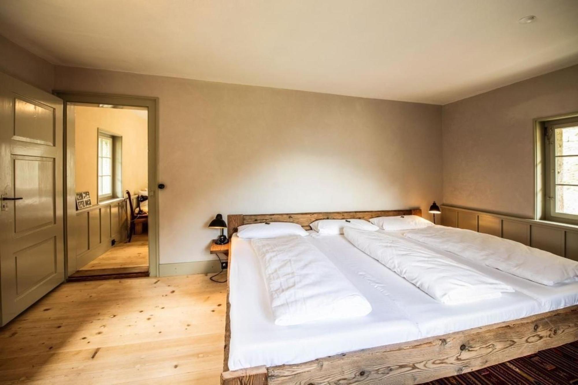 Bahnwaerterhaus Eggwald Villa Wassen Buitenkant foto